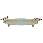 Блюдо фарфоровое Экзотические птички Vivole варинант исполнения - 1 | Loft Concept в Сочи