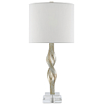 Настольная лампа с фигурным состаренным основанием Flooding with Light варинант исполнения - 2 | Loft Concept в Сочи