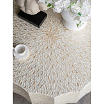 Стол кофейный с отделкой раковинами устриц Coastal Charm варинант исполнения - 5 | Loft Concept в Сочи