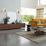 Фигурный приставной столик черного цвета AMORPHOUS варинант исполнения - 8 | Loft Concept в Сочи