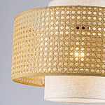 Торшер с декоративным поясом из плетеного бамбука Biuloggicu варинант исполнения - 8 | Loft Concept в Сочи