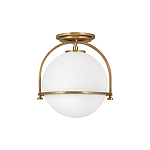 Потолочный светильник с плафоном в форме белого матового шара Hinkley варинант исполнения - 13 | Loft Concept в Сочи