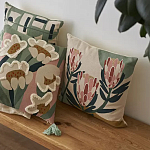 Подушка с цветочным принтом Blooming Elegance Lily варинант исполнения - 7 | Loft Concept в Сочи