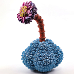 Статуэтка тропический фрукт Pandora Tropical Fruit Blue Pink Lilac Flower варинант исполнения - 2 | Loft Concept в Сочи