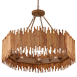 Люстра с абажуром из ротанга Wicker Furniture варинант исполнения - 3 | Loft Concept в Сочи