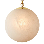 Подвесной светильник в форме шара из белого текстурного стекла Atmosphere варинант исполнения - 1 | Loft Concept в Сочи