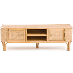 ТВ-тумба из плетеного ротанга Simone Rattan TV Stand варинант исполнения - 1 | Loft Concept в Сочи