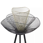 Торшер с трехъярусным плафоном из металлической сетки Metal Mesh Floor Lamp варинант исполнения - 4 | Loft Concept в Сочи