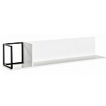 Полка навесная белая открытая Strict Lines  варинант исполнения - 3 | Loft Concept в Сочи