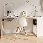 Письменный стол прямоугольный с полочкой под столешницей EcoComb варинант исполнения - 4 | Loft Concept в Сочи