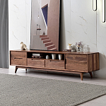 Тумба под телевизориз массива дерева TV Stand made of Walnut Wood варинант исполнения - 1 | Loft Concept в Сочи