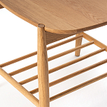 Приставной стол из массива дуба Reyer Side Table варинант исполнения - 3 | Loft Concept в Сочи