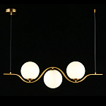 Люстра подвесная светодиодная Jagna 2 Gold and White варинант исполнения - 2 | Loft Concept в Сочи