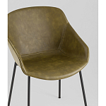 Стул Ashby экокожа зелёный варинант исполнения - 3 | Loft Concept в Сочи