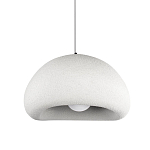 Подвесной светильник с куполообразным белым фактурным абажуром Sergey Makhno варинант исполнения - 1 | Loft Concept в Сочи
