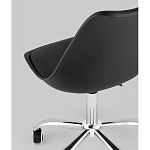 Офисный стул на металлическом основании EGGERY Black пластик варинант исполнения - 3 | Loft Concept в Сочи