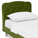 Кровать с мягким изголовьем Luna Palmer Bed варинант исполнения - 6 | Loft Concept в Сочи