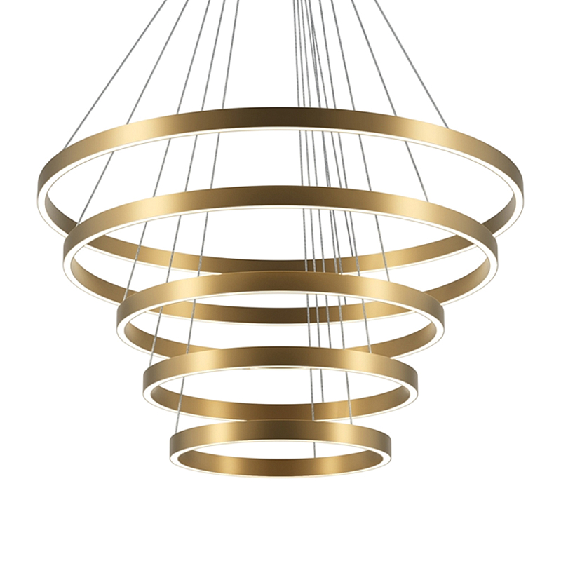 Люстра подвесная Rim 2600-3500К Латунь в Сочи | Loft Concept 