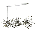 Люстра подвесная из трех частей с металлическими круглыми элементами Terzani Argent варинант исполнения - 7 | Loft Concept в Сочи