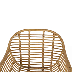 Стул с ротанговым плетением Wicker Half Chair с подлокотниками варинант исполнения - 4 | Loft Concept в Сочи