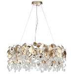 Люстра с декоративными подвесками из прозрачного стекла в форме монеток FAIRYTREE Light варинант исполнения - 10 | Loft Concept в Сочи