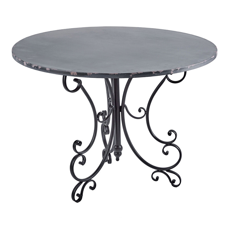 Столик кованный в прованском стиле Vaucluse Черный в Сочи | Loft Concept 