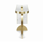 Консоль белая геометрической формы Collision варинант исполнения - 1 | Loft Concept в Сочи