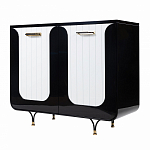 Черно-белый распашной комод Accordo варинант исполнения - 2 | Loft Concept в Сочи