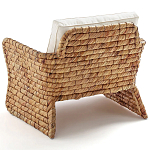 Кресло из плетеного гиацинта Gardner Wicker Armchair варинант исполнения - 4 | Loft Concept в Сочи