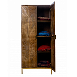 Распашной шкаф с фактурным фасадом Termite варинант исполнения - 3 | Loft Concept в Сочи