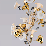 Торшер в виде белых и золотых цветов каллы Refined Taste of Light варинант исполнения - 3 | Loft Concept в Сочи