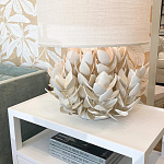 Настольная лампа White Bionic Petals Flo Table Lamp варинант исполнения - 3 | Loft Concept в Сочи