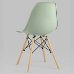 Пластиковый стул на ножках из массива бука Eames Mint варинант исполнения - 5 | Loft Concept в Сочи