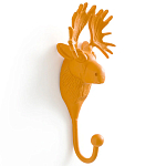 Настенный крючок голова оленя Deer Wall Hook Mustard варинант исполнения - 2 | Loft Concept в Сочи