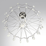 Люстра подвесная из металла с хрустальными прозрачными подвесками Quasar 81 варинант исполнения - 11 | Loft Concept в Сочи