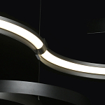 Люстра подвесная светодиодная в виде волнообразной ленты Ribbon Vortex варинант исполнения - 6 | Loft Concept в Сочи