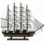 Декоративная модель деревянного тёмно-коричневого парусника в подарочной упаковке With The low варинант исполнения - 1 | Loft Concept в Сочи