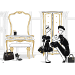 Megan Hess. Te Lttle Blk Dess варинант исполнения - 8 | Loft Concept в Сочи