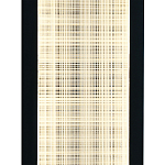 Светодиодное прямоугольное бра из металла черного цвета Lattice Lux варинант исполнения - 3 | Loft Concept в Сочи