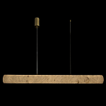 Подвесной светильник линейный цилиндрической формы из натурального алебастра Alabaster Geometry варинант исполнения - 1 | Loft Concept в Сочи