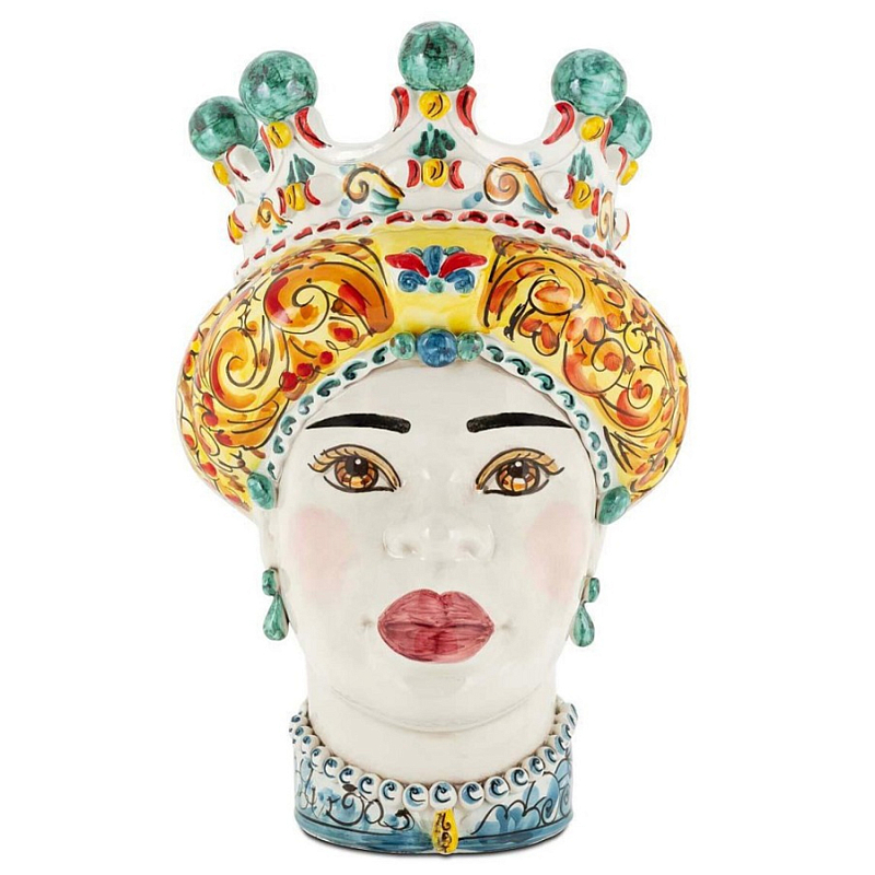 Ваза Vase Moro Lady Ornate White Face Mix Мульти Ваза Vase Moro Lady Ornate White Face Mix Мульти в Сочи | Loft Concept