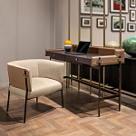 Письменный стол прямоугольный с 2-мя выдвижными ящиками Bristol варинант исполнения - 4 | Loft Concept в Сочи