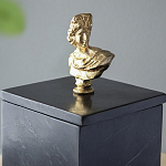 Мраморная шкатулка с бюстом из металла KELLY WEARSTLER варинант исполнения - 10 | Loft Concept в Сочи
