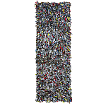 Ковер прямоугольный разноцветный из джинсовой одежды Zero Waste варинант исполнения - 1 | Loft Concept в Сочи