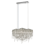 Люстра подвесная с металлическими цепочками и изогнутыми металлическими дугами 72 см Atlantis Chain варинант исполнения - 2 | Loft Concept в Сочи