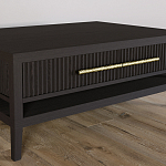 Кофейный стол Primo с двумя ящиками Темный орех варинант исполнения - 3 | Loft Concept в Сочи