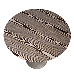 Стол барный круглый высокий с полосатым узором Zebroids варинант исполнения - 2 | Loft Concept в Сочи