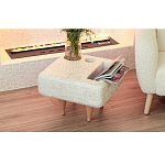 Керамический столик на деревянных ножках «Квадро» варинант исполнения - 7 | Loft Concept в Сочи