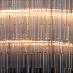 Люстра круглая с прозрачными стеклянными трубками Nembus варинант исполнения - 4 | Loft Concept в Сочи