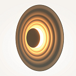 Бра круглое Soft Halo серый варинант исполнения - 3 | Loft Concept в Сочи